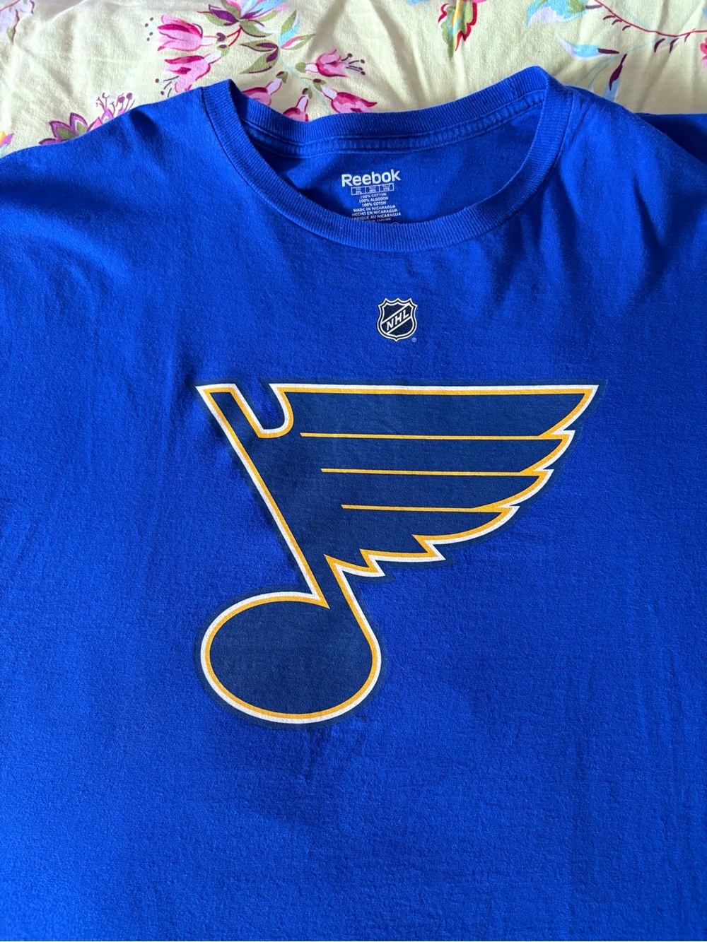 St. Louis Blues x Reebok x Vladimir Tarasenko #92 blue jersey tee 2XL 29x25 - Picture 4 of 8